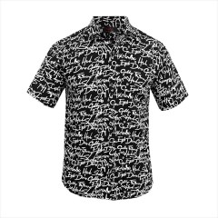 پیراهن هاوایی طرح نوشته مردانه مدل T82