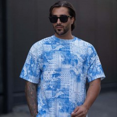 تیشرت مراکشی چاپی مردانه مدل Ramin ( در 6 رنگبندی )