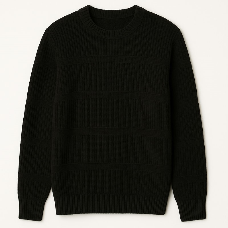 پلیور بافت مردانه یقه گرد مدل Arman (در 2 رنگ بندی)