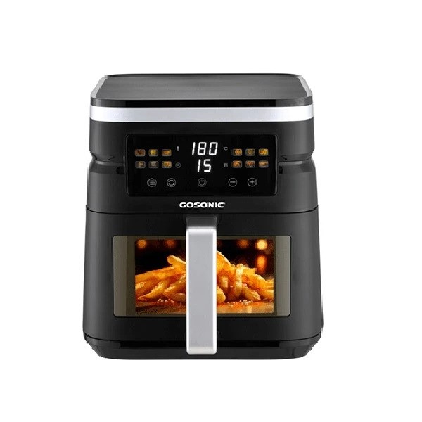 سرخ کن بدون روغن گوسونیک 7 لیتری صفحه لمسی دوالمنت مدل 837 سبد سرامیکی